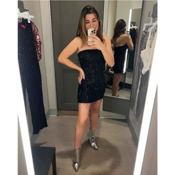 A New Day Women's Shandra Ankle Boots Patent Leather Silver Pointy Toe SZ 9:NWOB - Picture 6 of 14